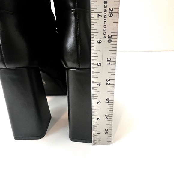 New Killstar Dionisia Black Faux Leather PU Platform Buckle Zipper Goth Boot 7 - Picture 10 of 11